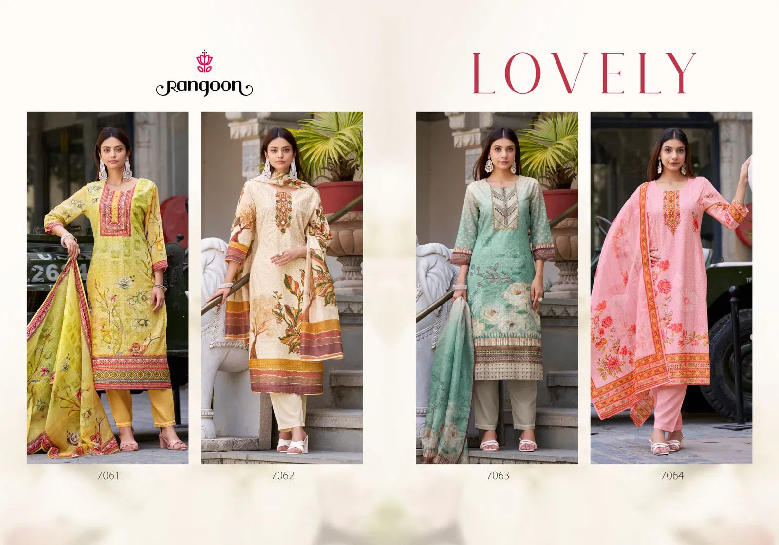 Lovely By Rangoon Digital Printed Fancy Wholesale Readymade Suits In India